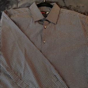 J Ferrar Dress Shirt Slim (L 16-16.5 34-35)
